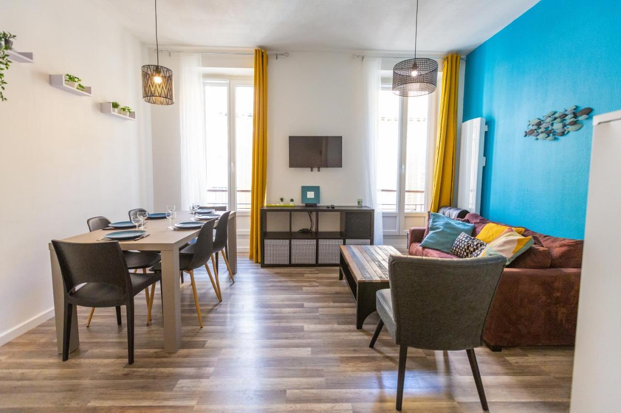 Appartement Bleu Caraibes T4 Proche Gare Et Vieux Port Marseilles Exterior foto